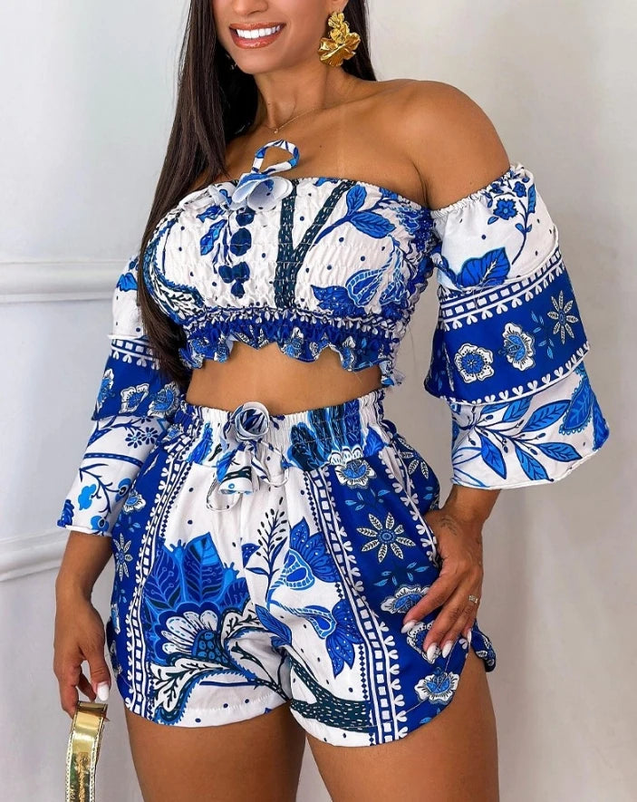 Conjunto Feminino Floral